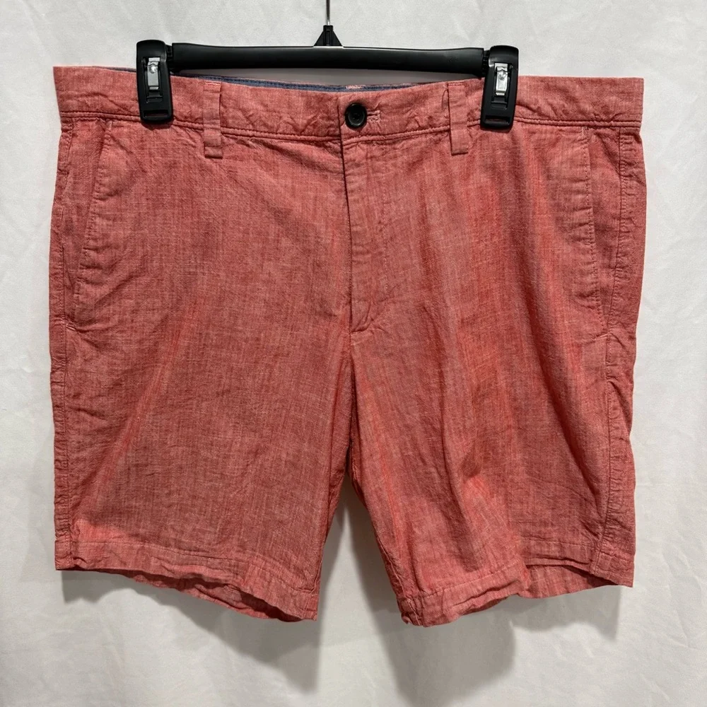 Banana Republic Chambray Shorts 36 Linen-Look Cotton‎ Summer Casual Resort Style